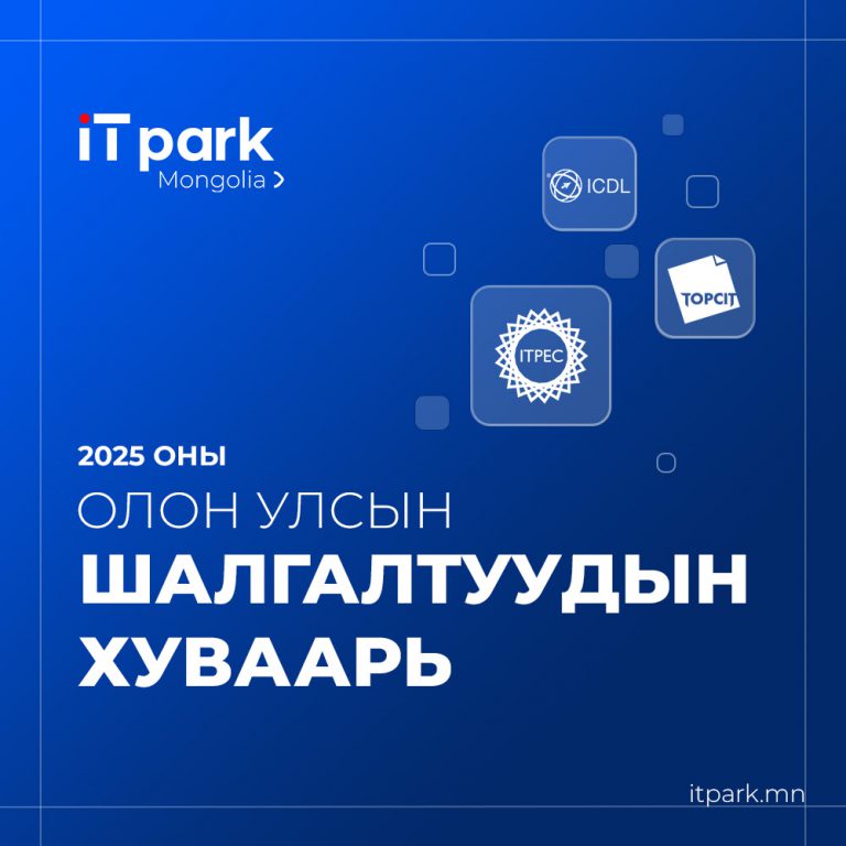 2025 ОНЫ ОЛОН УЛСЫН ШАЛГАЛТУУДЫН ХУВААРЬ ГАРЛАА